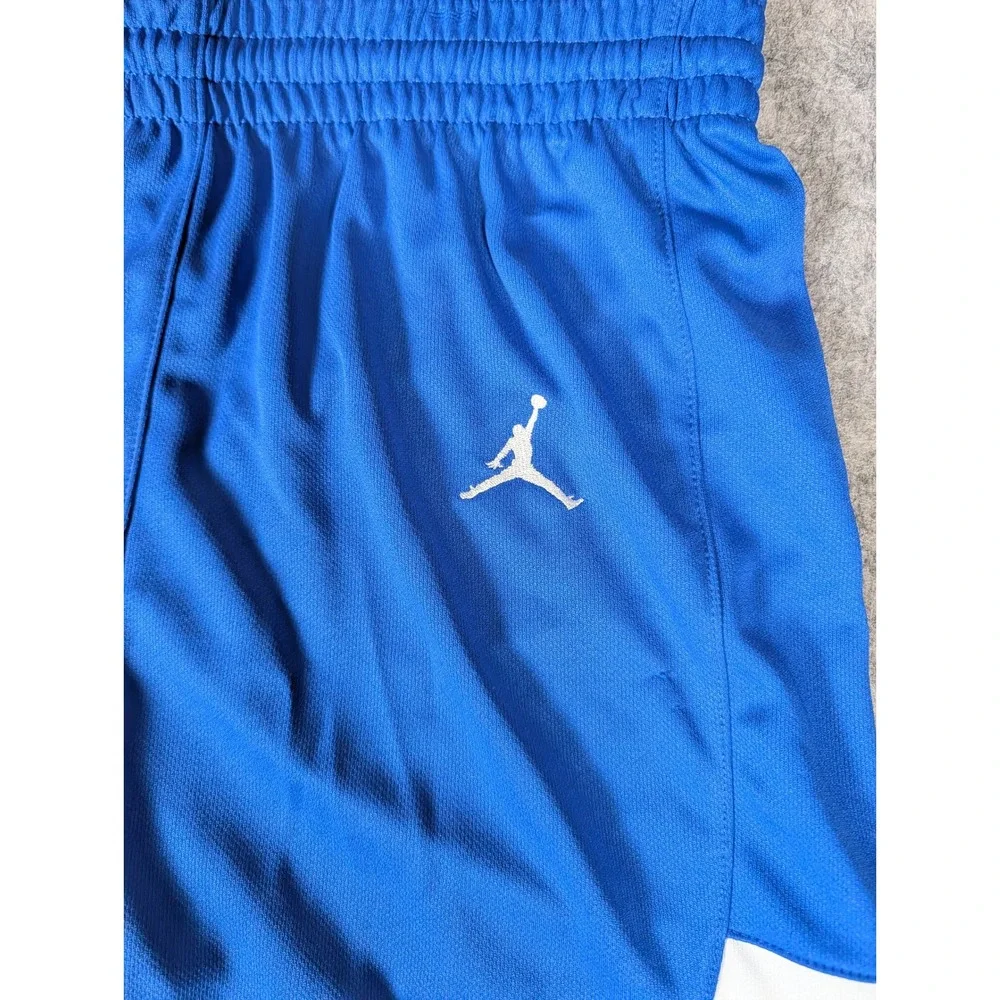 Jordan Sport Dri-FIT Mens Basketball Shorts Blue White FQ5375-493